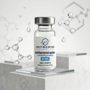 Antibacterial water (containing acidity)